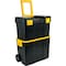 Fleming Supply Portable Tool Box, Plastic, Black/Yellow, 18 in W x 10 in D x 24 in H 391994UNU - alternate 1